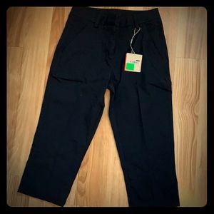 Black puma golf capris